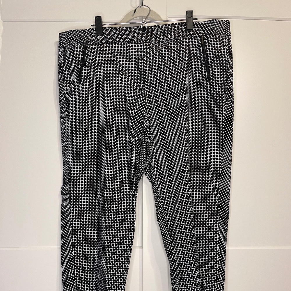 Lane Bryant Patterned Ankle Dress Pant